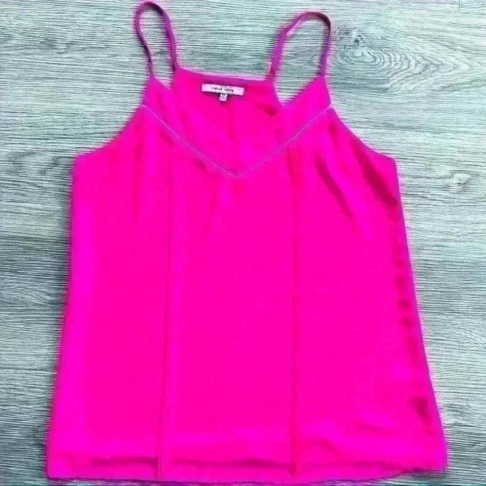 NAKED ZEBRA FUCHSIA TOP